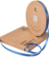Ribbon for Crafts Double Faced Functional Satin Ribbon 3/8" x 100Yd (Blue) - Vitalizart