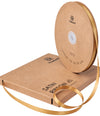 Ribbon for Crafts Double Faced Functional Satin Ribbon 3/8" x 100Yd (Gold) - Vitalizart