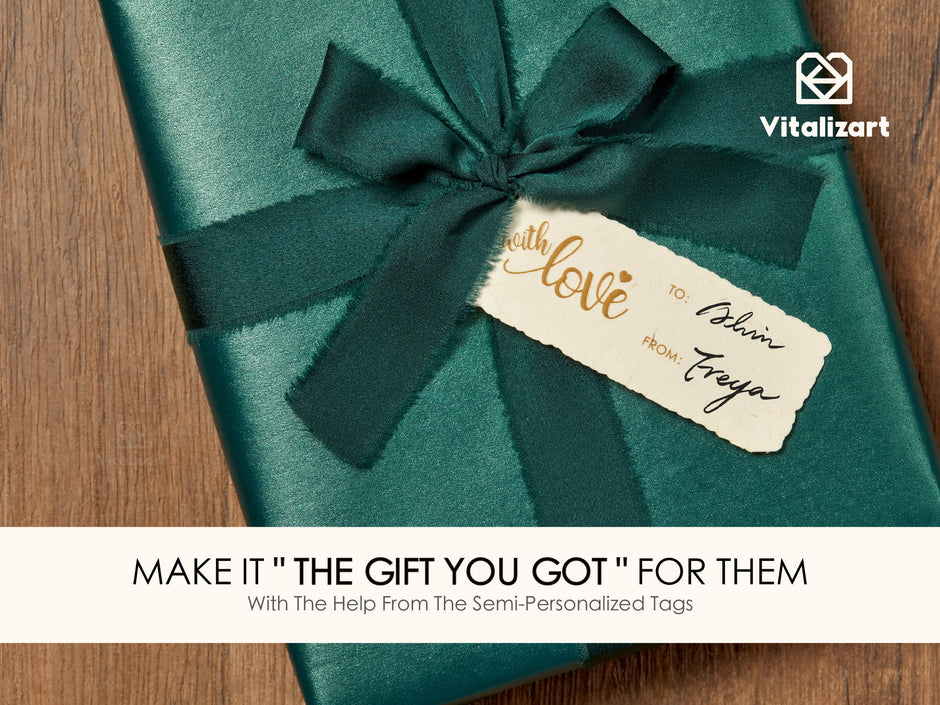 Gift Wrapping Paper Sets with Ribbon & Tags | Vitalizart