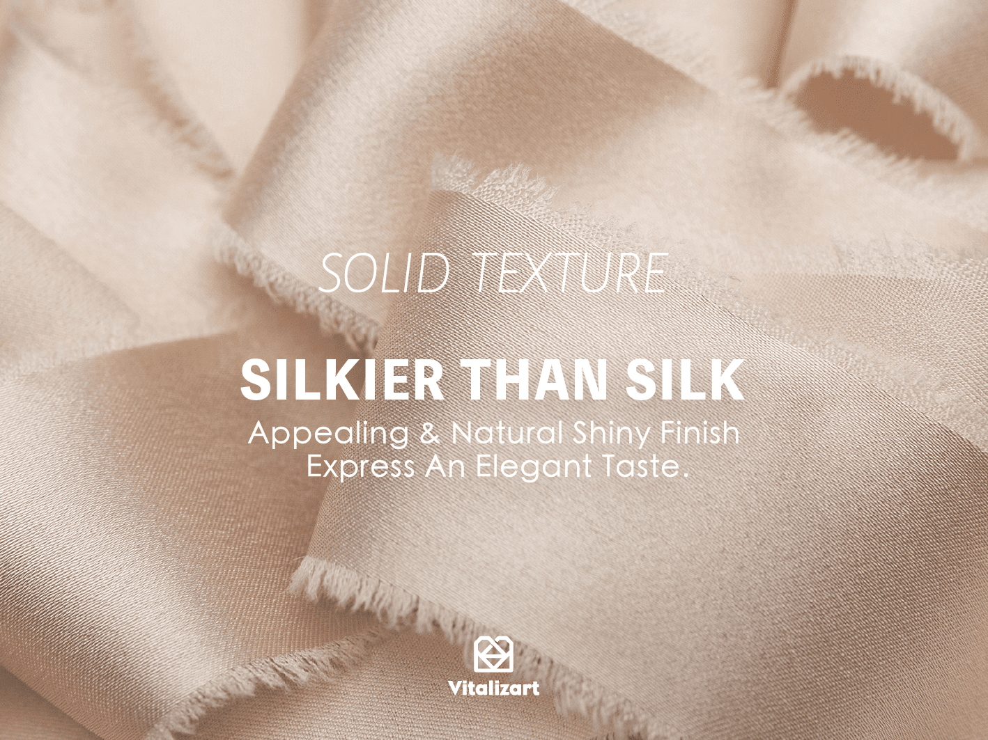 Silk Satin Ribbon With Wooden Spool 1" x 15 Yd (Light Nude) - Vitalizart