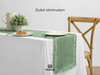 Waffle Weave Cotton Table Runner 14"x72" (Dusty Green) - Vitalizart