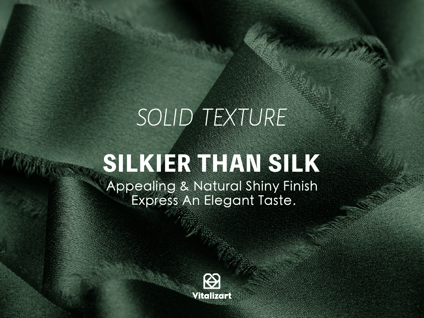 Silk Satin Ribbon With Wooden Spool 1" x 15 Yd (Dark Green) - Vitalizart