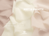 Chiffon Ribbon with Wooden Spool 2" x 15 Yd (Light Nude & White) - Vitalizart