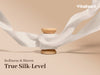 Vitalizart Silken Lustre Ribbon 1" x 15 Yards, Champagne & Nude Silky Satin Ribbon with Subtle Sheen (White)