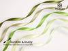 Double Face Satin Ribbon 3/8"x 50Yd (Mint Dark Sage Green) - Vitalizart