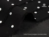 Polka Dot Chiffon Ribbon 1 - 1/2" x 15 Yd (Black) - Vitalizart