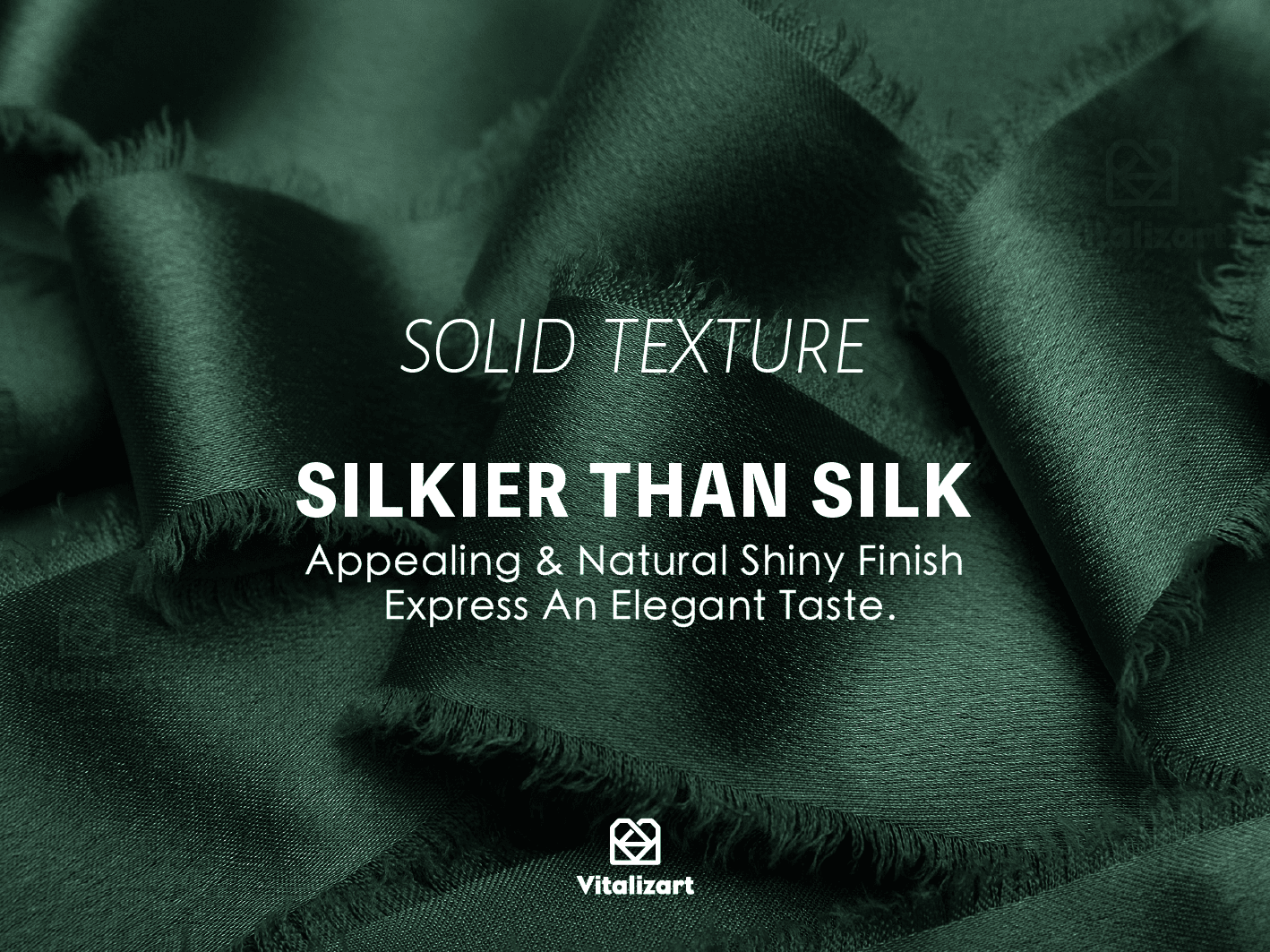 Silk Satin Ribbon with Wooden Spool 1.5” x 15 Yd (Dark Green) - Vitalizart