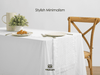 Waffle Weave Cotton Table Runner 14"x72" (White) - Vitalizart