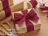 Cotton Ribbon Handmade Fringe 1.5" x 15 Yd (Burgundy) - Vitalizart