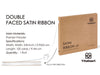 Ribbon for Crafts Double Faced Functional Satin Ribbon 3/8" x 100Yd (Off White) - Vitalizart