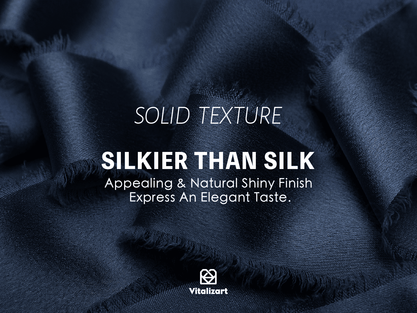Silk Satin Ribbon With Wooden Spool 1" x 15 Yd (Navy Blue) - Vitalizart
