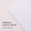 Velvet Ribbon With Wooden Spool 3/8" x 15 Yd (White) - Vitalizart