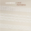 Lace Ribbon 0.9"/1.1"/1.57" x 5 Yd (White) - Vitalizart
