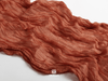 Cheesecloth Table Runner Gauze Boho Rustic 35 x 120 Inches (Terracotta) - Vitalizart