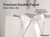White Large Paper Gift Bags with Ribbon Bows — Set of 4 - Vitalizart