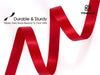 Ribbon for Crafts Double Faced Functional Satin Ribbon 3/8" x 100Yd (Red) - Vitalizart
