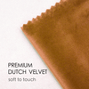 Velvet Ribbon With Wooden Spool 3/8" x 15 Yd (Khaki) - Vitalizart