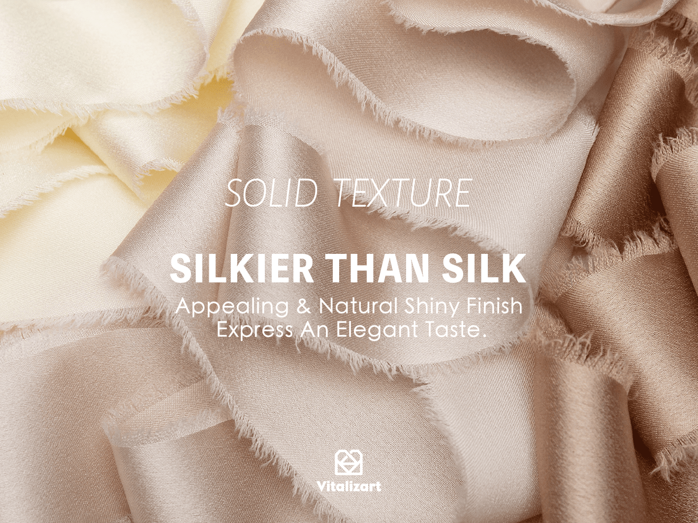 Silk Satin Ribbon With Wooden Spool 1" x 15 Yd (Champagne & Nude) - Vitalizart