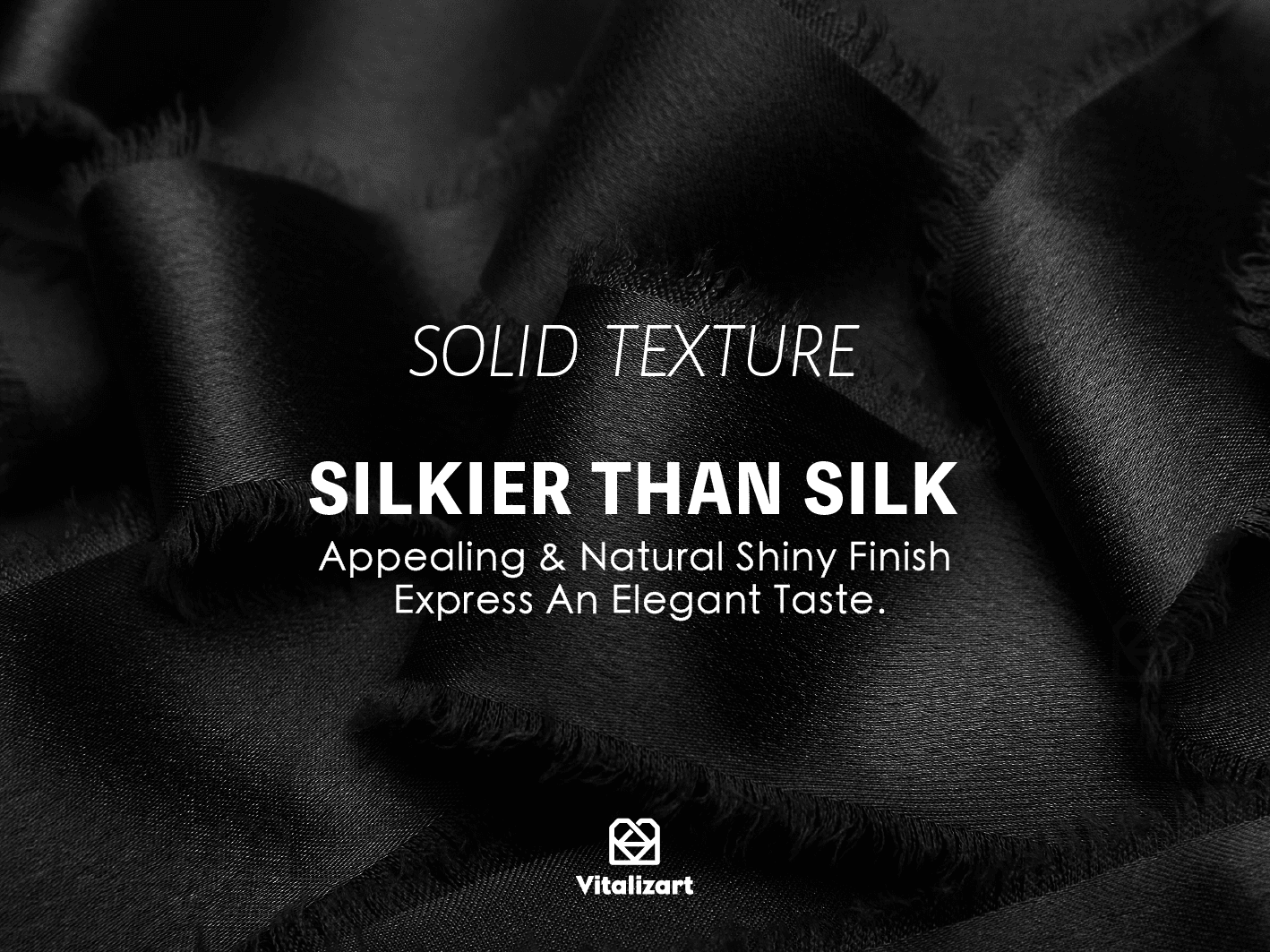 Silk Satin Ribbon With Wooden Spool 1" x 15 Yd (Black) - Vitalizart