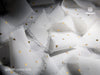 Polka Dot Chiffon Ribbon 1 - 1/2" x 15 Yd (White) - Vitalizart