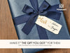 Wrapping Paper Set 17"x197" Pearly - Lustre With Silk Like Satin Ribbon & Gift Tags(Blue Paper & Blue Ribbons) - Vitalizart