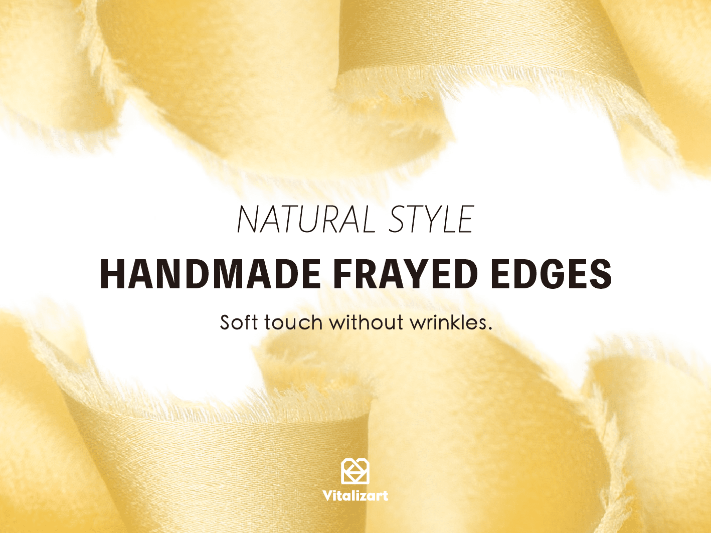 Silk Satin Ribbon with Wooden Spool 1.5” x 15 Yd (Gold) - Vitalizart