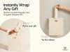 Cream White Medium Size/10pcs Paper Gift Bags with Ribbon Handles — Set of 10