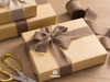 Cotton Linen Ribbon 1.5" x 10Yd (Beige & Brown) - Vitalizart