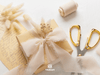 Chiffon Ribbon with Wooden Spool 2" x 15 Yd (Light Nude) - Vitalizart