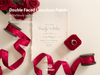 Deluxe Velvet Ribbon Set With Wooden Spool 1" x 9Yd (Red) - Vitalizart