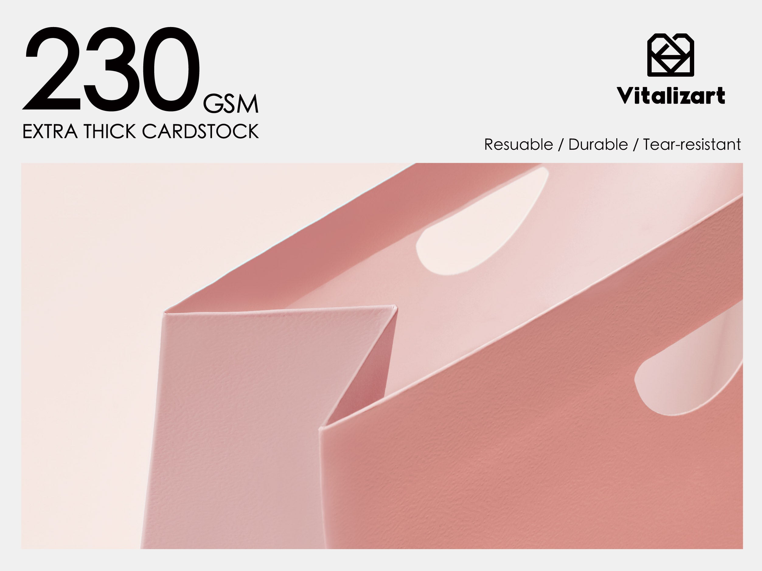 Vitalizart Paper Gift Bags With Ribbon Handles Set of 10 Pink Bulk Reusable For Gift Wrap Girls Kids Birthday Bridal Shower Party Favors Goodie Bags Candy Christmas 6.1