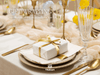 Double Faced Satin Ribbon 3/8" x 21 Yd (Gold) - Vitalizart