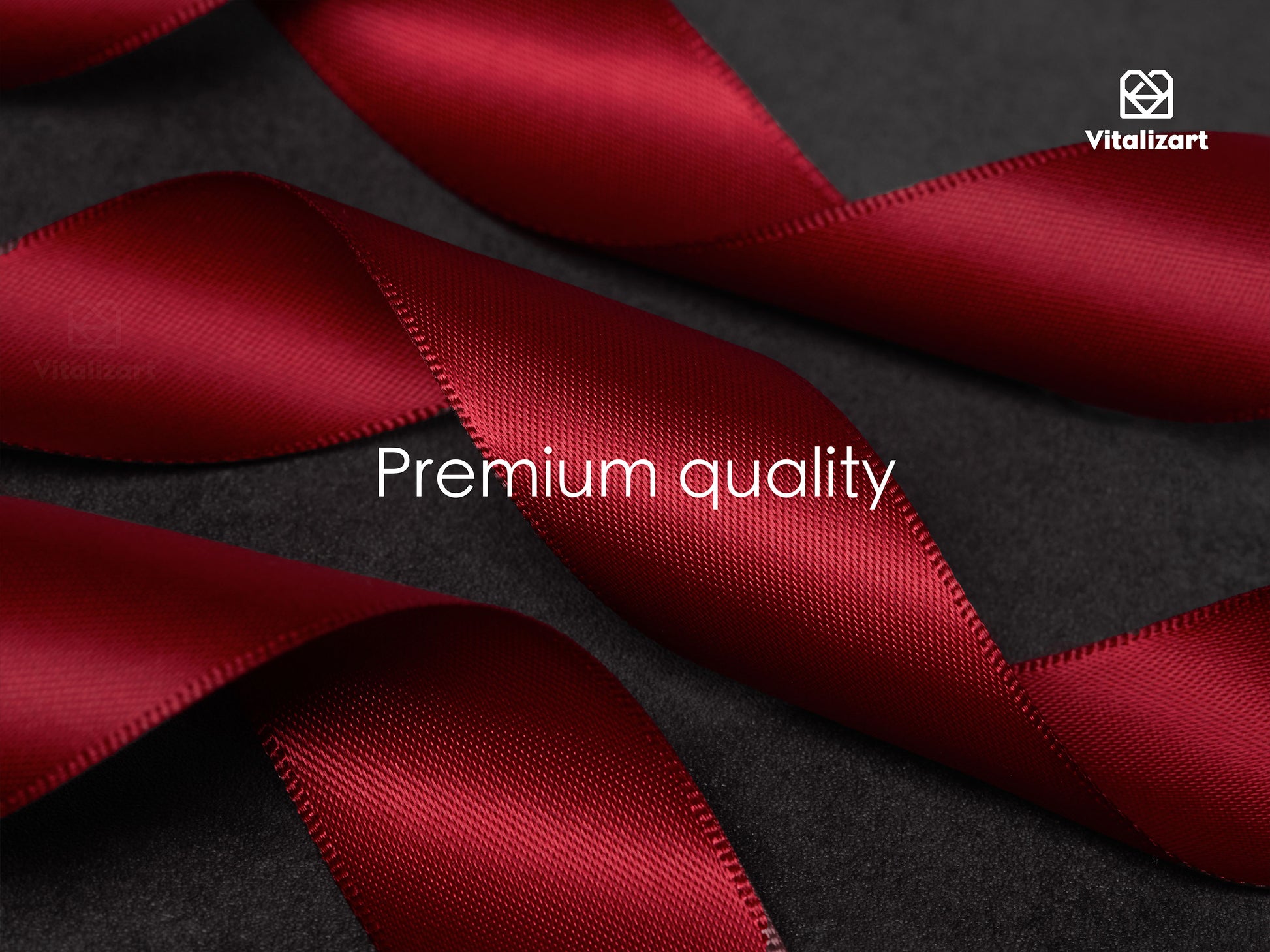 Double Faced Silk Like Satin Ribbon 1" x 30Yd (Festive Colors) - Vitalizart