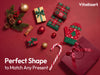 Burgundy Red Large Paper Gift Bags with Ribbon Bows — Set of 4 - Vitalizart