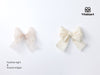 Silk Ribbon Frayed Sheer Ribbon 1 1/2" x 15 Yd (White) - Vitalizart