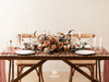 Cheesecloth Table Runner Gauze Boho Rustic 35 x 120 Inches (Peach Coral) - Vitalizart