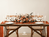 Cheesecloth Table Runner Gauze Boho Rustic 35 x 120 Inches (Terracotta) - Vitalizart