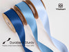 Double Face Functional Satin Ribbon 1" x 30Yd (Navy & Dusty Blue)