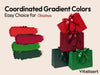 Christmas Gift Bags Large Paper Gift Bags with Ribbon Bows — Set of 4 - Vitalizart
