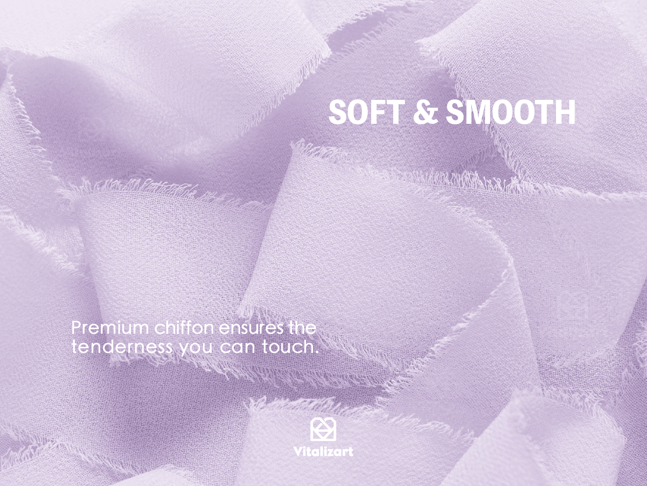Chiffon Silk Ribbon 1" x 21 Yd (Lavender) - Vitalizart