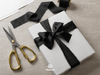Silk Satin Ribbon with Wooden Spool 1.5” x 15 Yd (Black) - Vitalizart