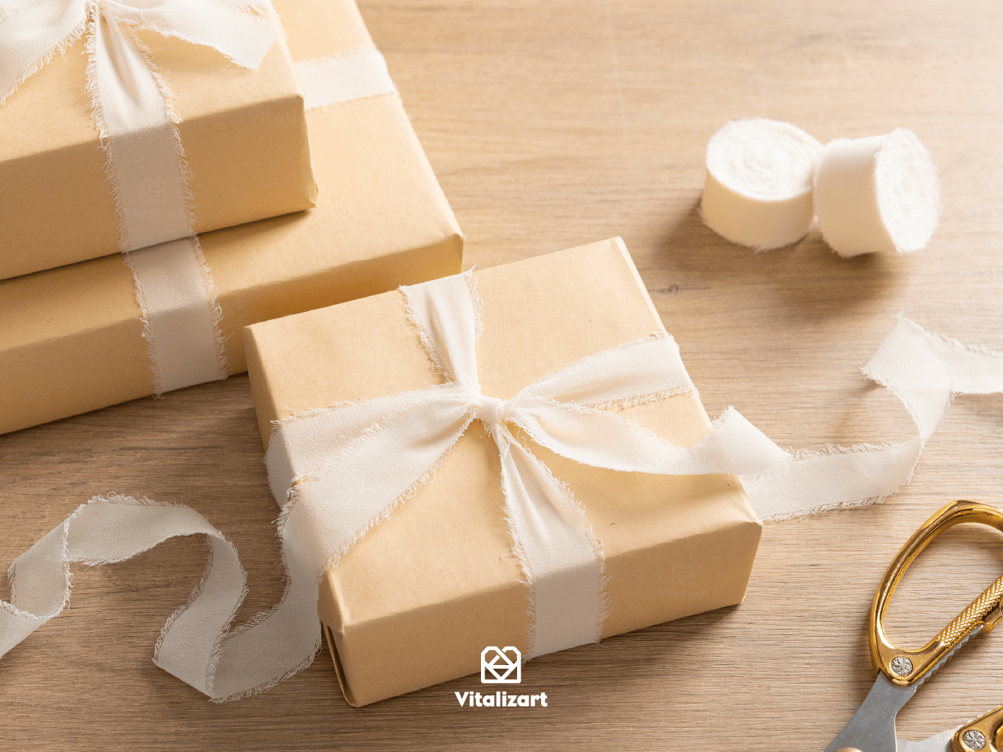 Chiffon Silk Ribbon 1" x 21 Yd (Cream White) - Vitalizart