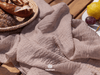 Cheesecloth Table Runner 35 x 120 Inches (Rose Taupe) - Vitalizart