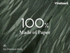 Vitalizart Crinkle Paper Ribbon 1.5" x 75 Yards, Reusable Recyclable Easy Tear (Green)