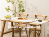 Cotton Linen Table Runner 14 x 120 Inches (Beige) - Vitalizart