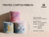 Printed Frayed Ribbon 1 1/2" x 21 Yd (Tie Dye 2) - Vitalizart