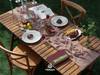 Cheesecloth Table Runner 35 x 120 Inches (Rose Taupe) - Vitalizart