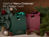 Christmas Gift Bags Small Paper Gift Bags with Ribbon Handles — Set of 10