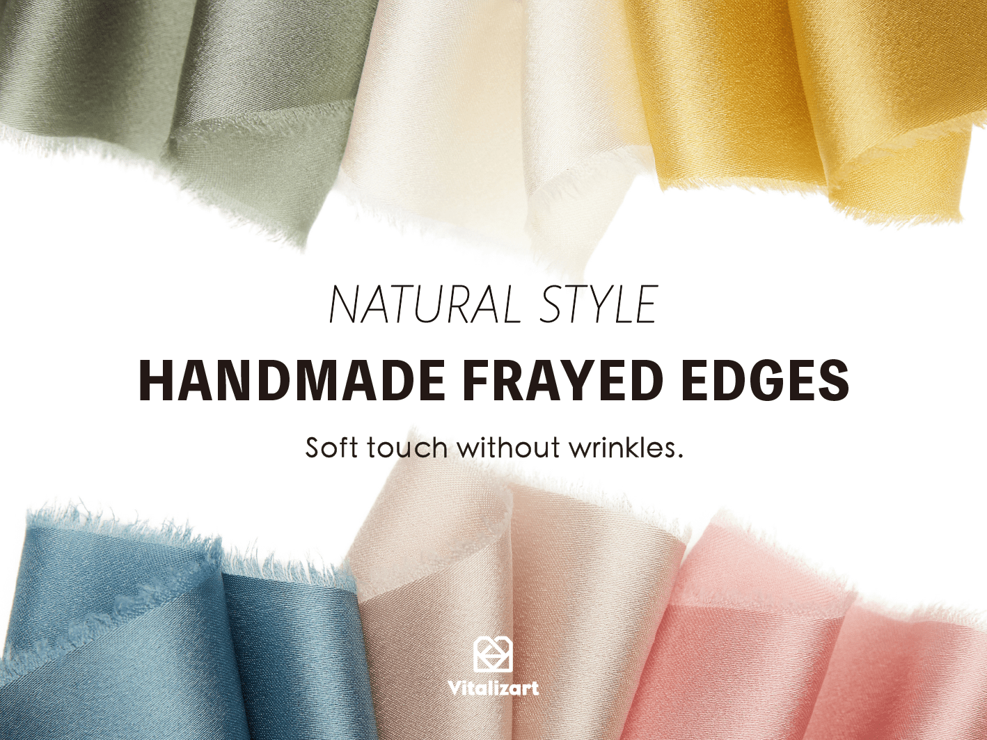 Silk Satin Ribbon with Wooden Spool 1.5" x 45 Yard (Mixed Color) - Vitalizart