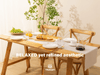 Cotton Linen Table Runner 14 x 72 Inches (Tan) - Vitalizart